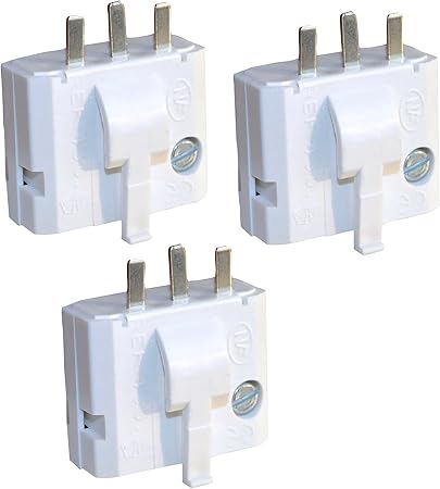 Lot De 3 Fiches De Remorque 3 Broches 12 V, Prise Tripolaire Pour