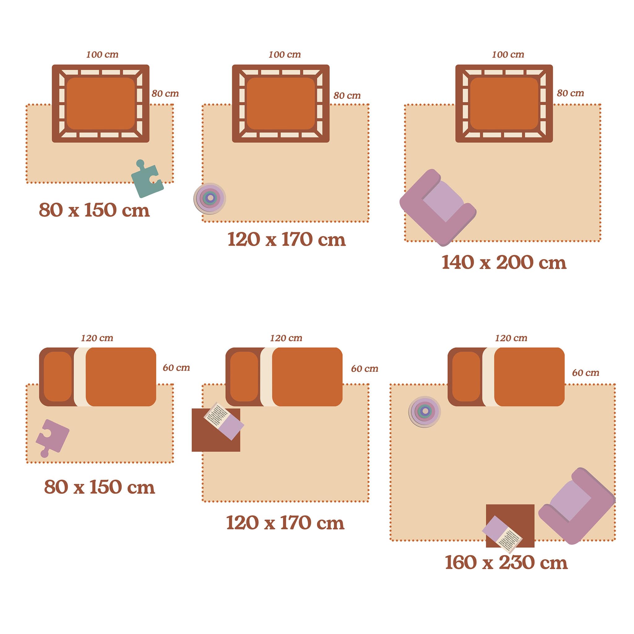 Little Olly Kinderteppich Waschbar - Coco Blatt Grün - 80x120 cm | Einfarbig - Krabbeldecke - Spielmatte - Kinderzimmer, Babyzimmer, Jugendzimmer - Jungen - Mädchen