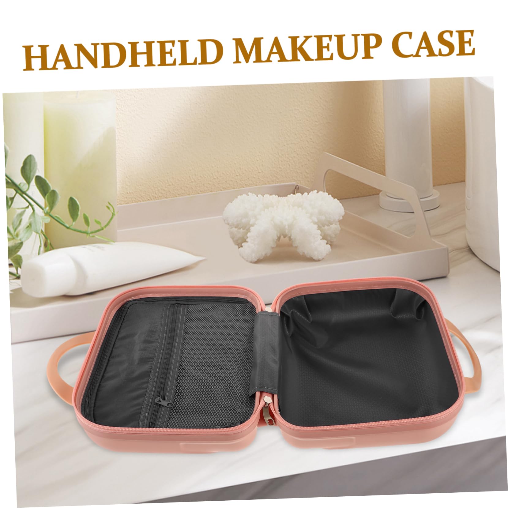 GALPADA Beauty Case Da Viaggio Con Borsa Per Il Trucco Compatta Per Donna Organizer Portatile Per Il Trucco