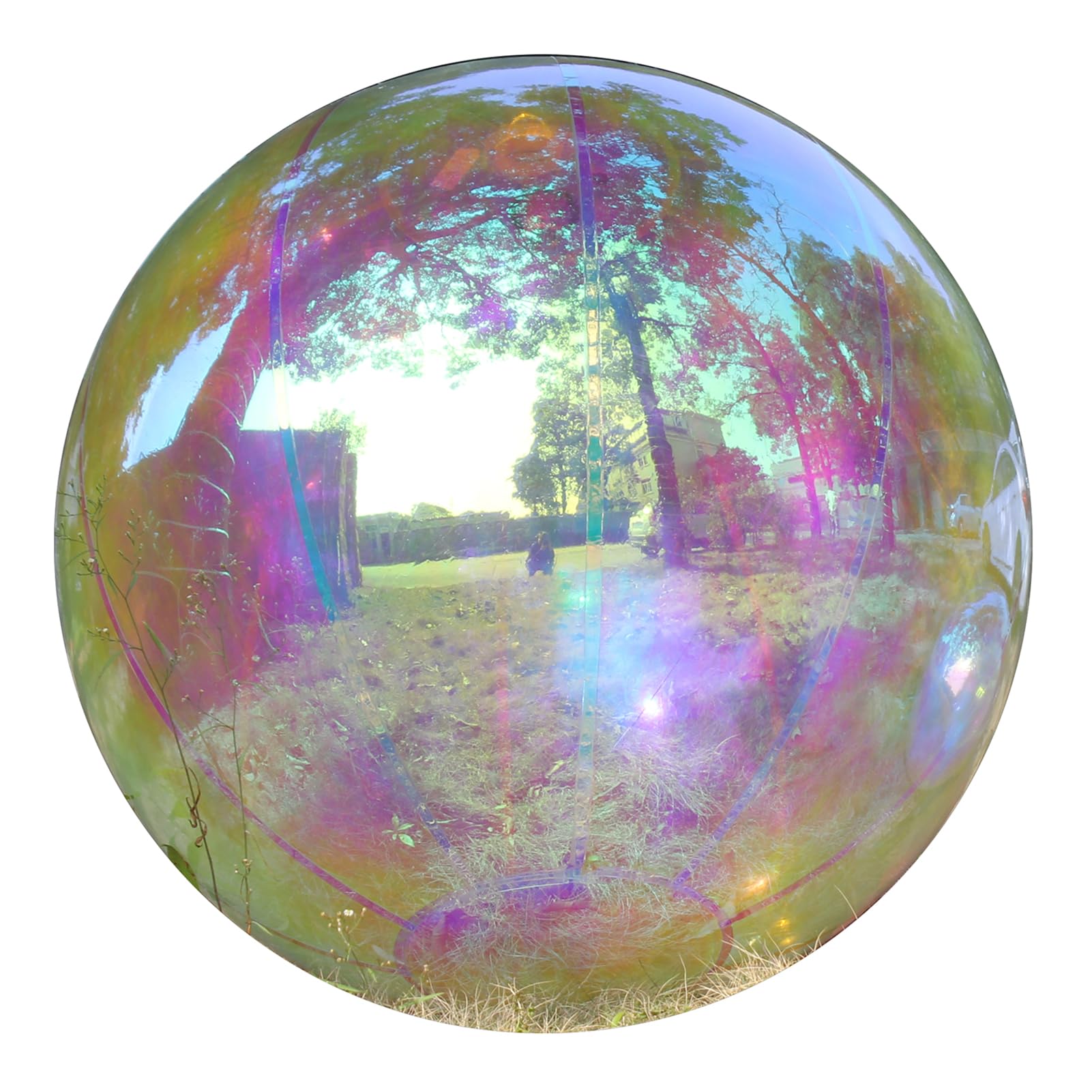 Big Shiny Balls Giant Inflatable Mirror balls Inflatable balls for Events & Decor - Party, Advertising, Shows, Stage Decoration - Hanging & Standing-Various Sizes & Colors - Colorful (3.0m/9.84ft)