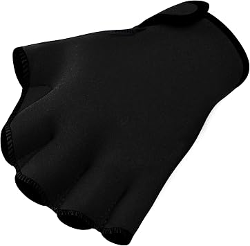 Aquatic Webbed Swim Gloves - Increase Fitness and Training, Resistance Paddles for Men, Women and Children - Improve Swimming in Water
