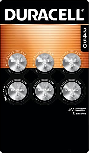 Miniatura 7 de Duracell Batería de litio de 2450 de 3 V 1 unidad batería de moneda de litio para dispositivos médicos y de fitness relojes y más celda de litio CR