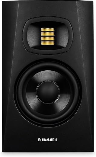 ADAM Audio T5V Studio Monitor for recording, mixing and mastering, Studio Quality Sound (Single)