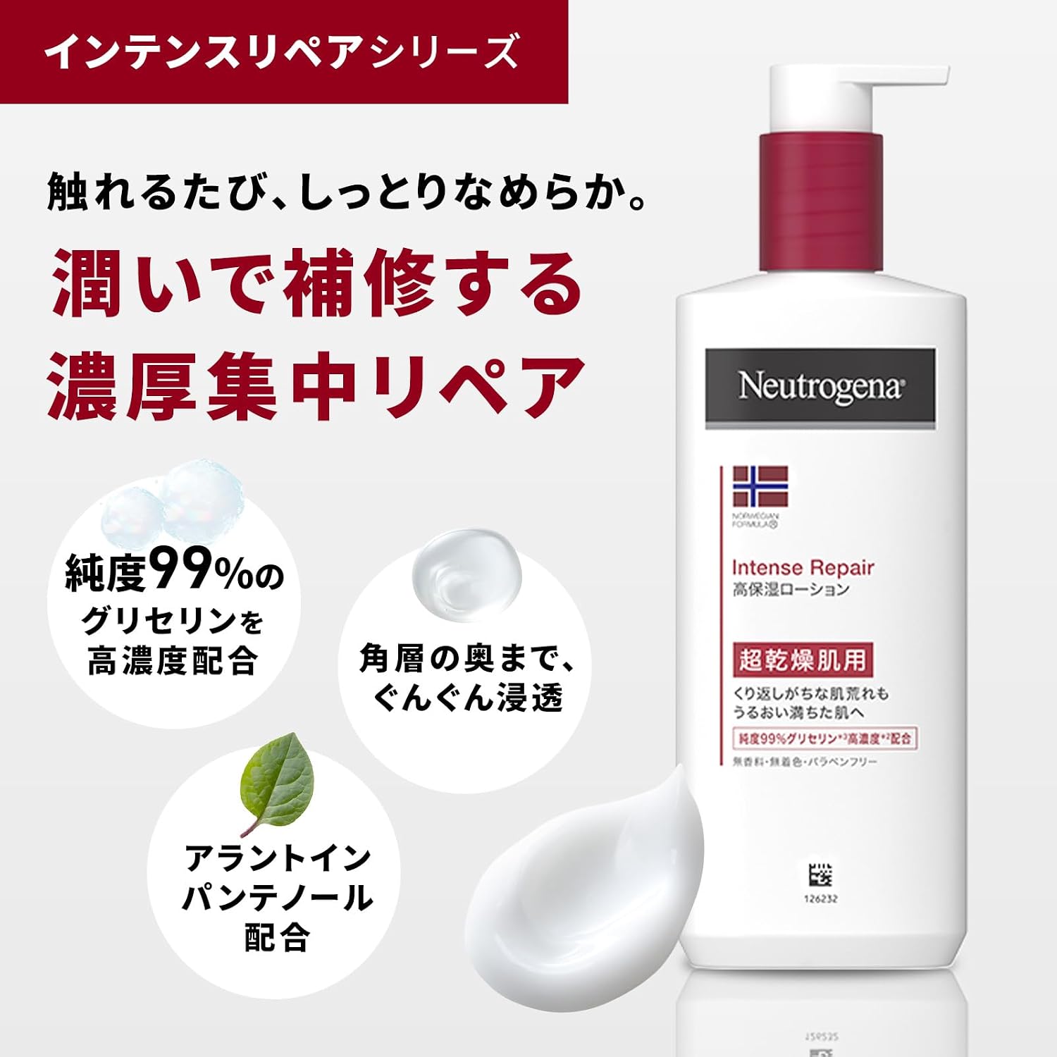 Neutrogena Intense Repair Body Cream 450ml view 3