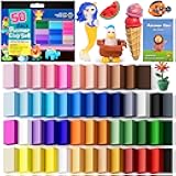 CiaraQ Polymer Clay Kit, Mini Modeling Clay Set for Kids/Beginners/Artist, 48 Colors