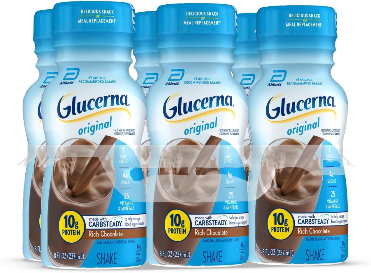 Glucerna Rich Chocolate Shake, 6 Count