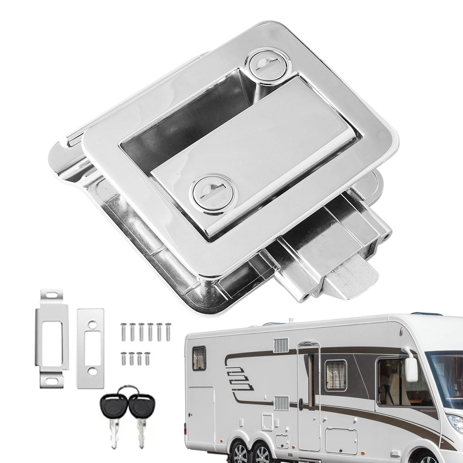 Serratura per camper, Serratura per camper di controllo accessi portatile, | Rimorchio per forniture da campeggio, per camper, camper, rimorchi, roulotte, camper, out