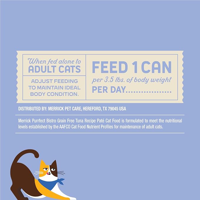 Alimento húmedo Merrick Purrfect Bistro de atún para gatos adultos miniatura 8