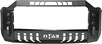 RealTruck Heavy Metal Bull Bar for RAM |, Steel, Textured Black | D19BB01-TX | Fits 2019-2024 Dodge Ram 1500