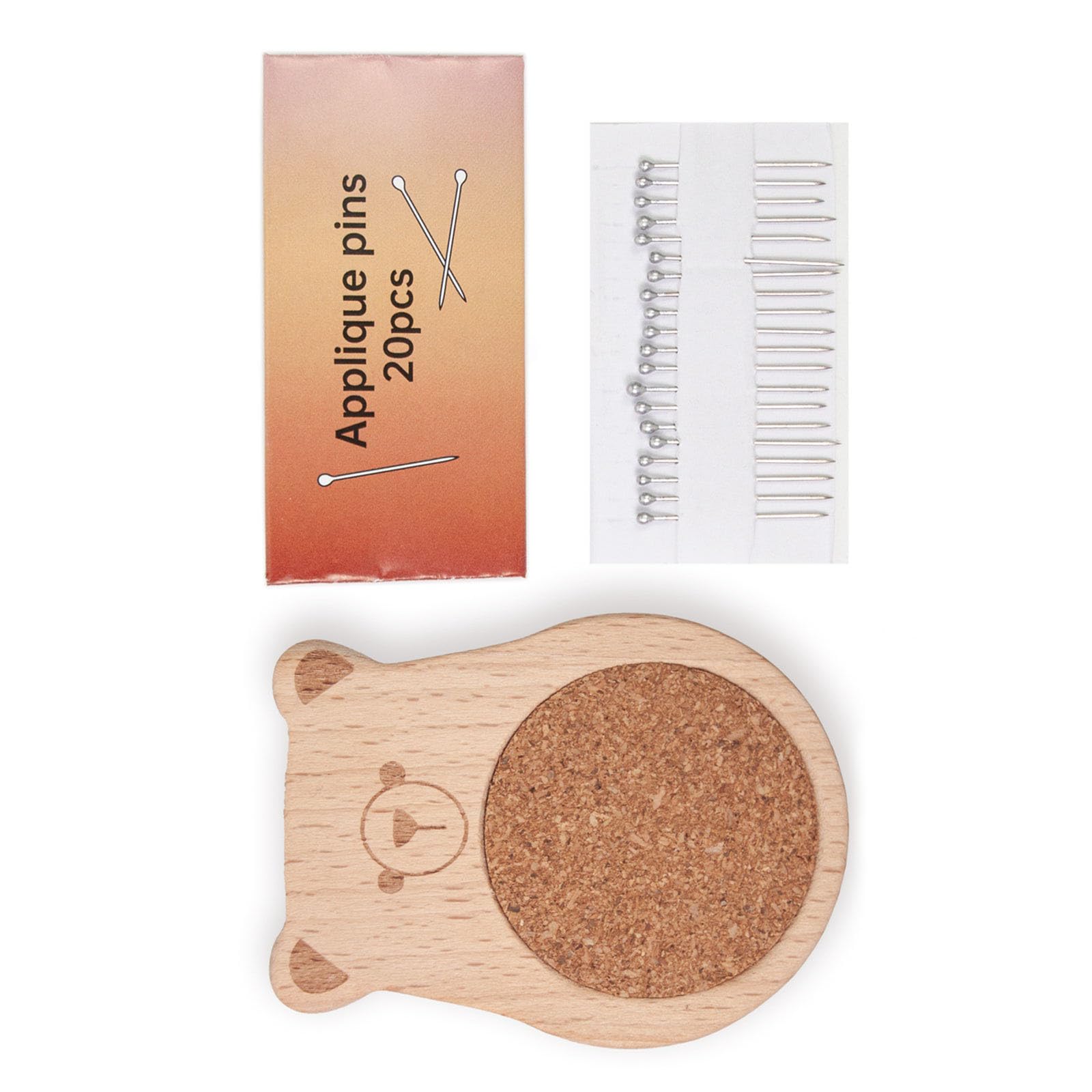 Xjdzineq Sewing Pin Cushion Wood Needle Quilting Organizers for Dressmaking Needlework Clothing Craft Project