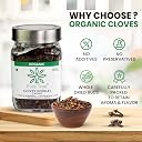 Pure Tree Certified Organic Laung | 100 Gm | Glass Jar | Organic Cloves Whole | Lavang Whole Spices | Aromatic & Flavorful Clove Seeds Khada Masala | Dried Cloves | Lavangam gallery image
