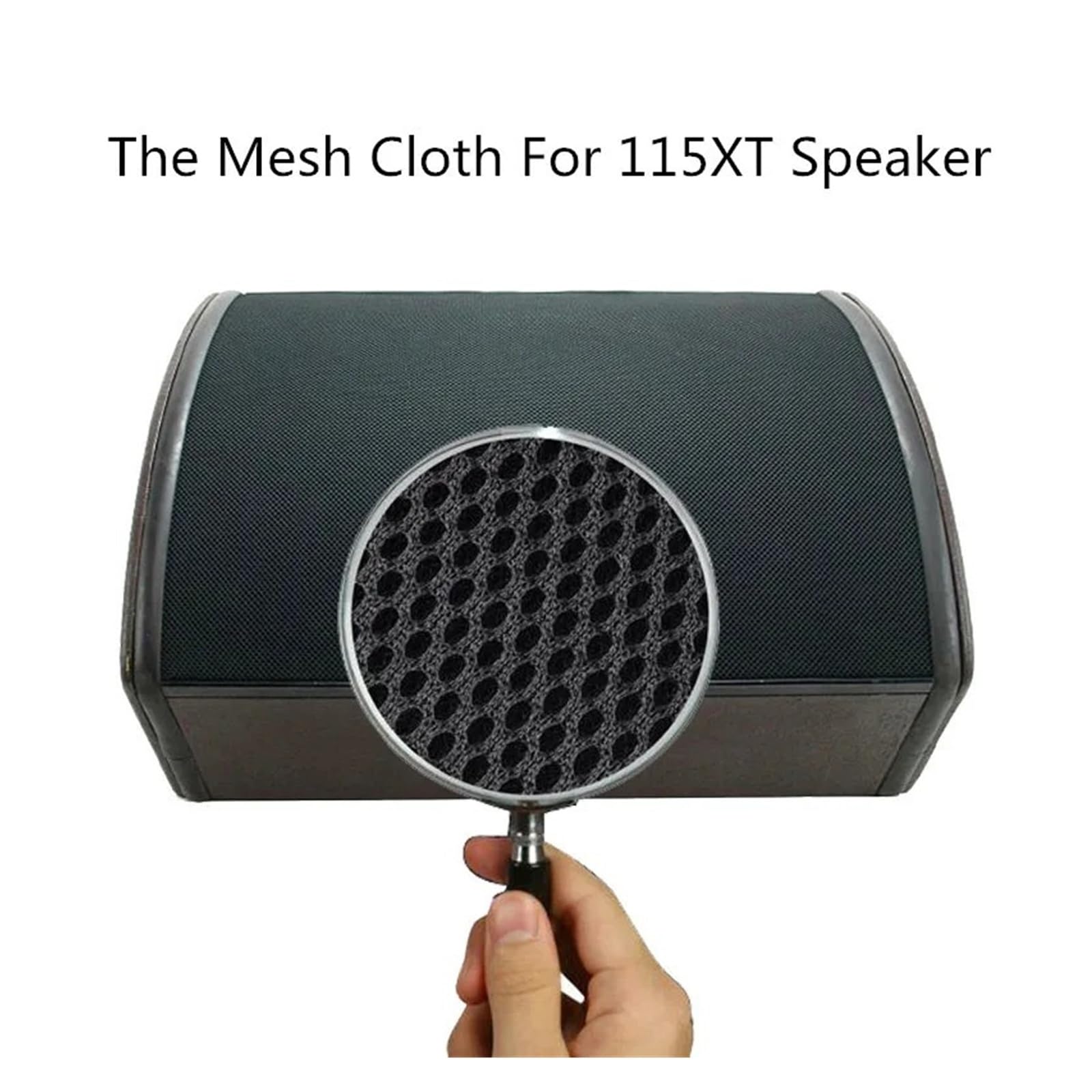 Finlemho 115XT Speaker Grill Cloth Black Acoustic Mesh for Monitor Line Array Subwoofer