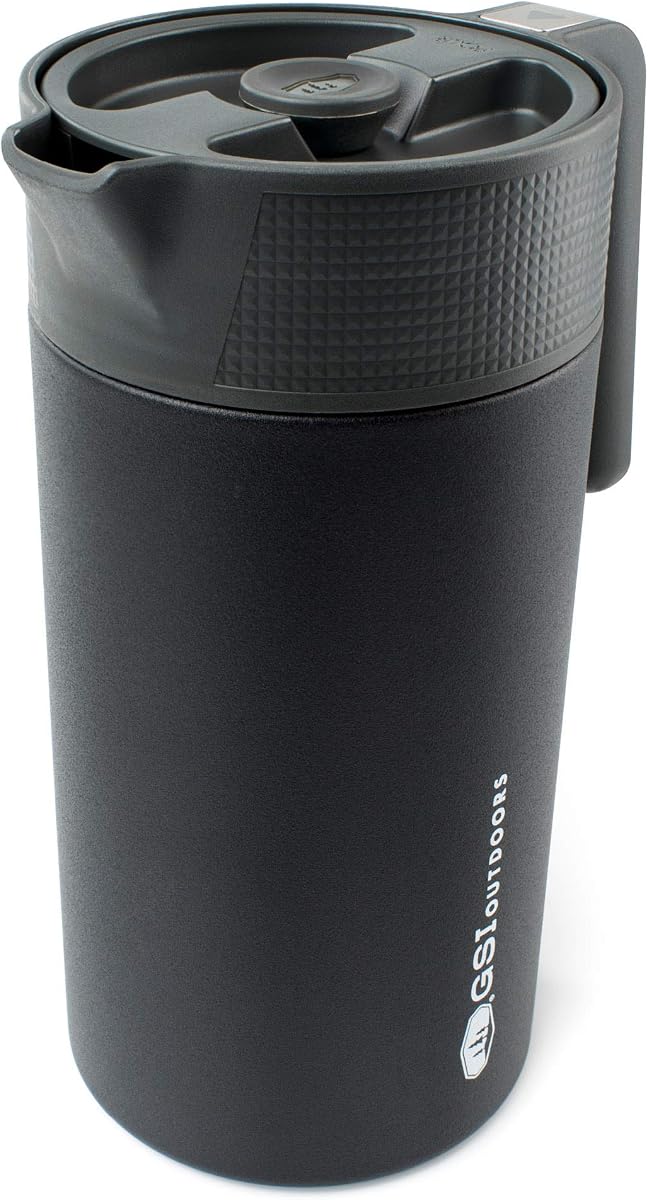 Glacier Stainless JavaPress, 30 fl oz, French Press Mug