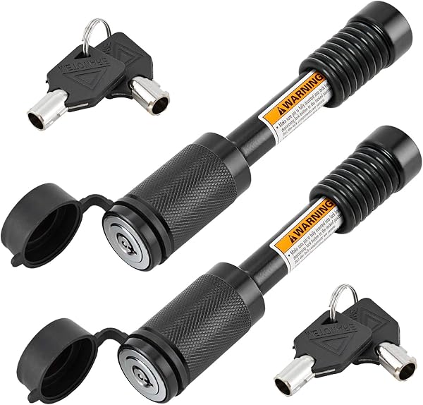 METOWARE Trailer Hitch Locks with Keyed Alike Design