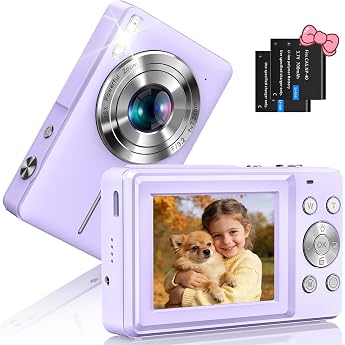 Digital Camera Camera 1080P 44MP Photo Camera with 16X Digital Zoom Portable Compact Camera Vlogging Digital Camera for Children Teenagers Beginners