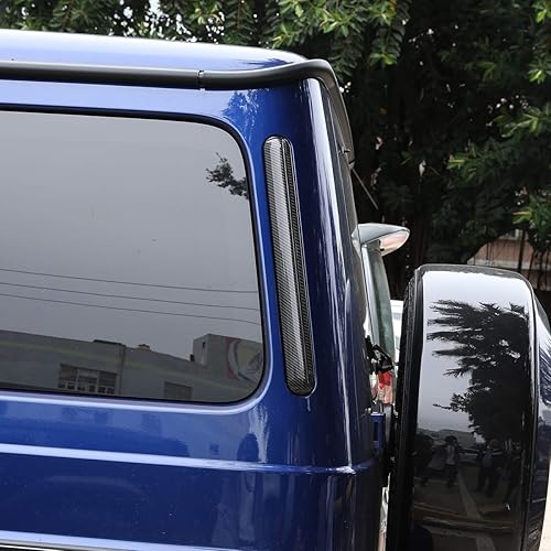 Miniatura 10 de YIWANG - Embellecedor de rejilla de ventilación trasera para Mercedes Benz Clase G W463 G350 G500 2019 2020, Negro