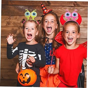 Amazon.co.jp: POPETPOP 4個 光る目のカチューシャ headband