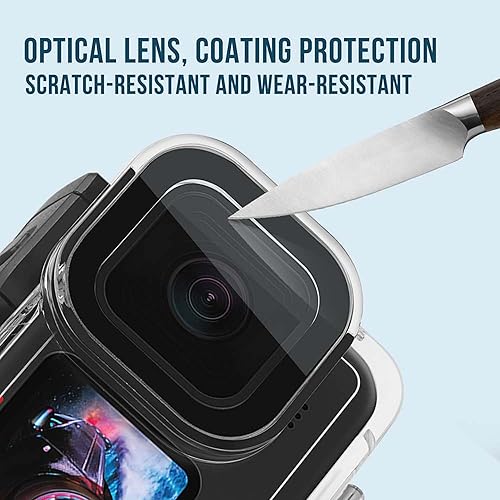 Miniatura 5 de Funda impermeable de 196.9 ft para GoPro Hero 13/12/11/10/9, carcasa protectora subacuática de buceo + palo flotante para cámara de acción Go Pro