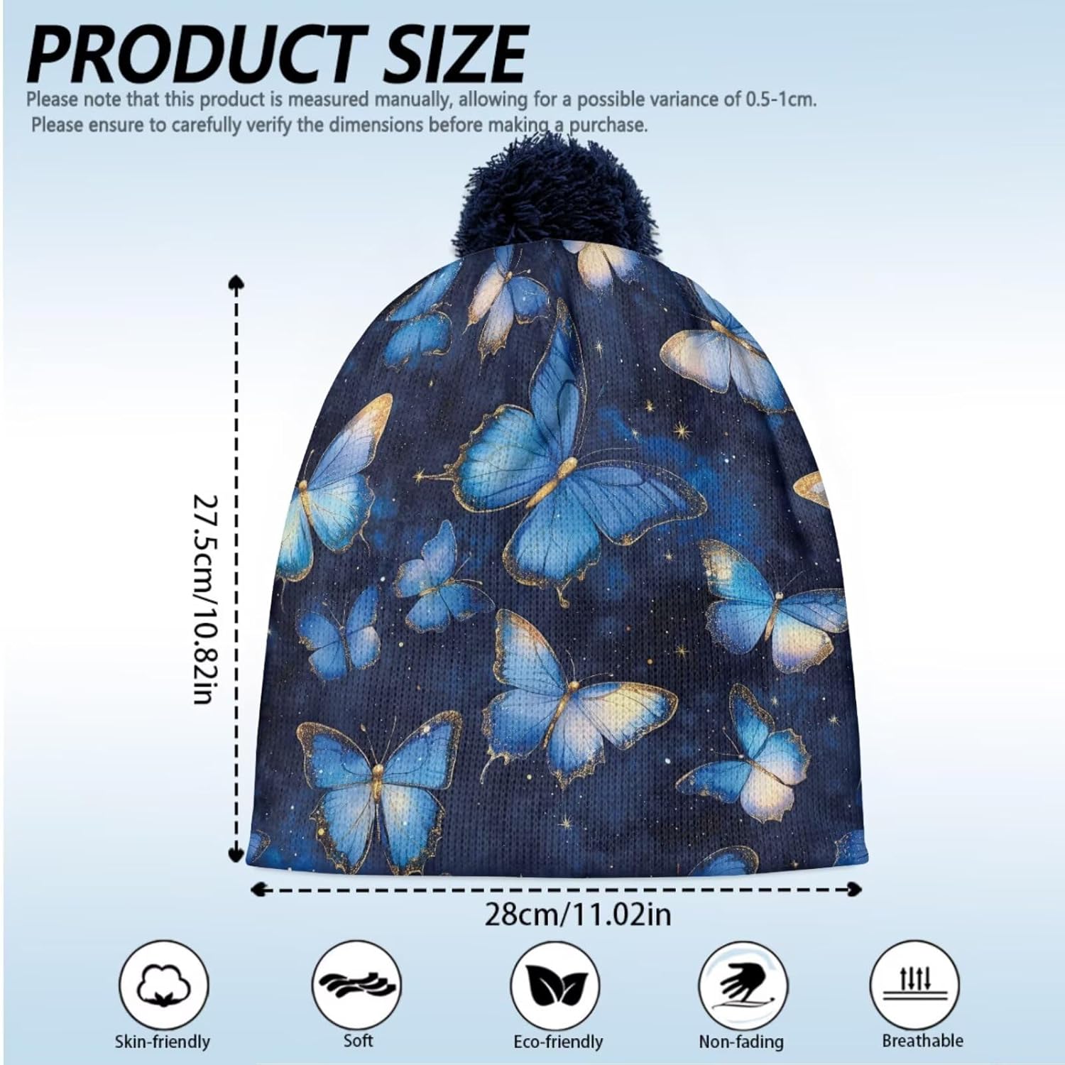 Winter Beanie Hat Scarf Socks，Warm Fleece Knit Hats Touch Screen Socks Neck Scarf Set Winter Gifts for Unisex Adult