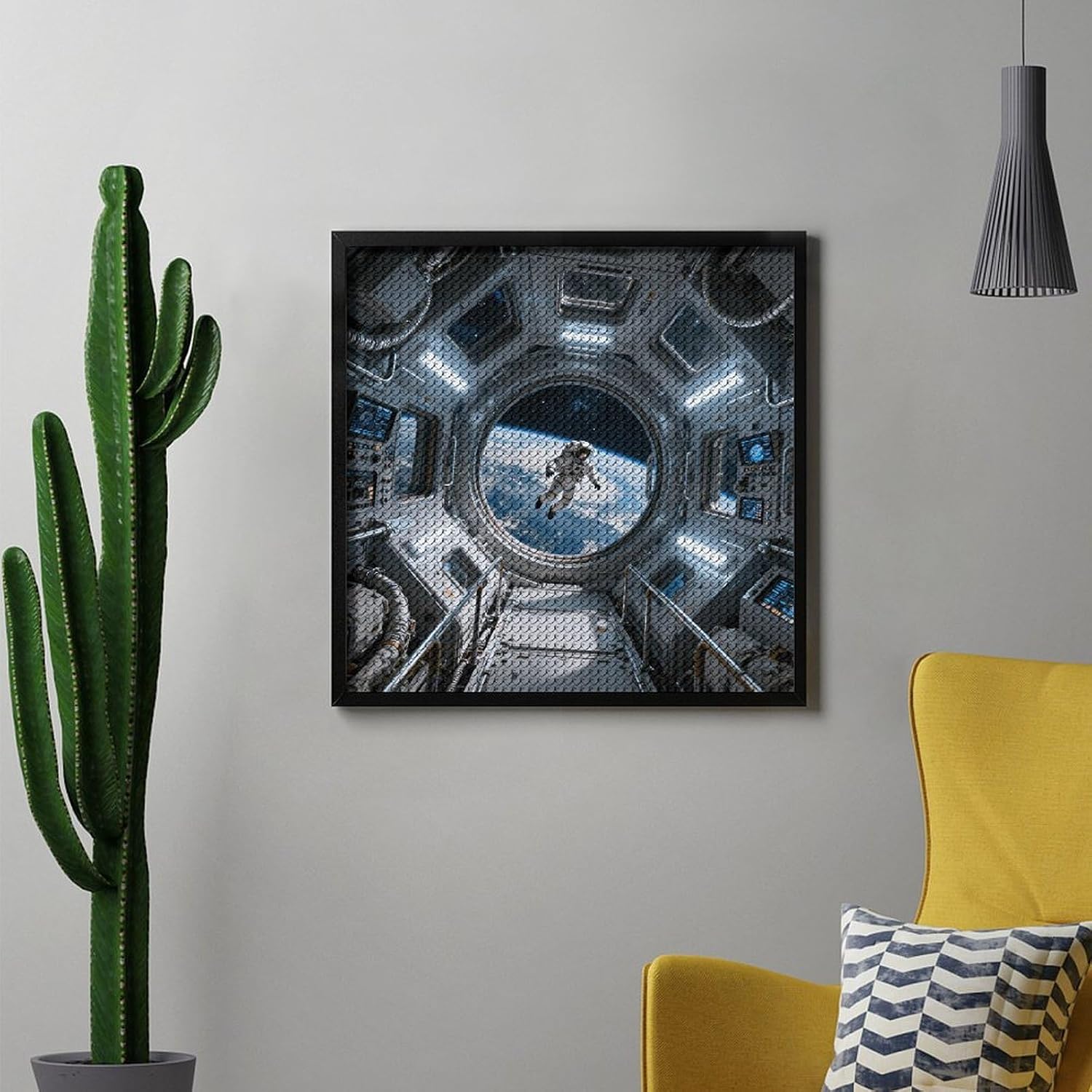 STVNKML Space Station Interior 5D Diamond Painting Kit for Adults image 5