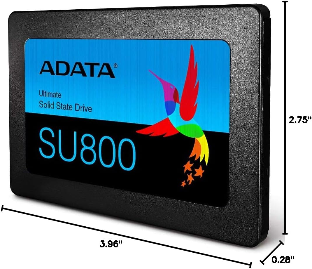 ADATA SU800 2TB 3D-NAND 2.5 Inch SATA III High Speed Read & Write up to 560MB/s & 520MB/s Solid State Drive (ASU800SS-2TT-C)
