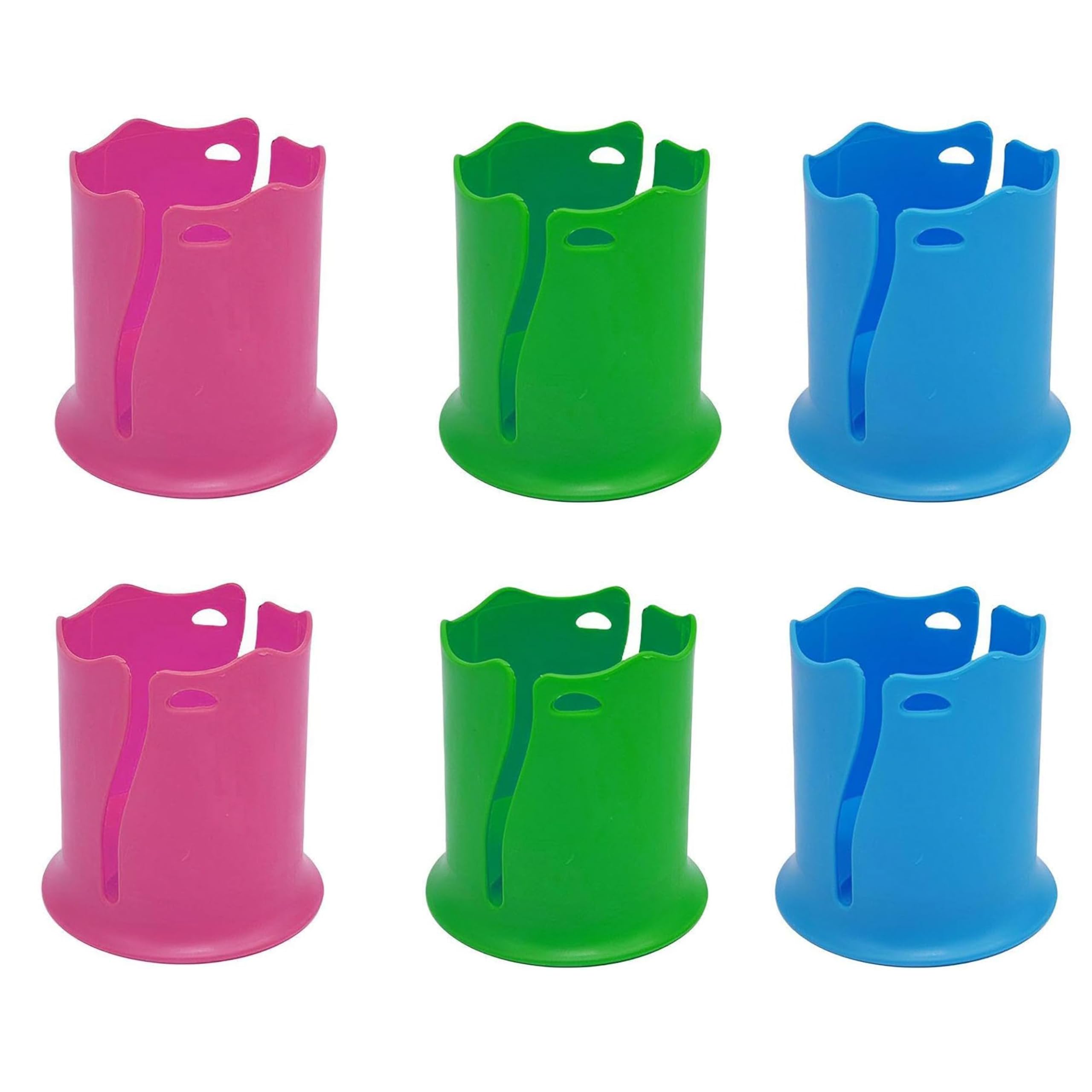 Guijinhao 6 PCS Paddle Board Drink Holder, Universal Kayak Water Bottle Holder Multifunctional Anti-Toppling Paddleboard Cup Holder Kayak Paddle Board Outdoor Fishing Accessories (3 Colors) (C31-6)