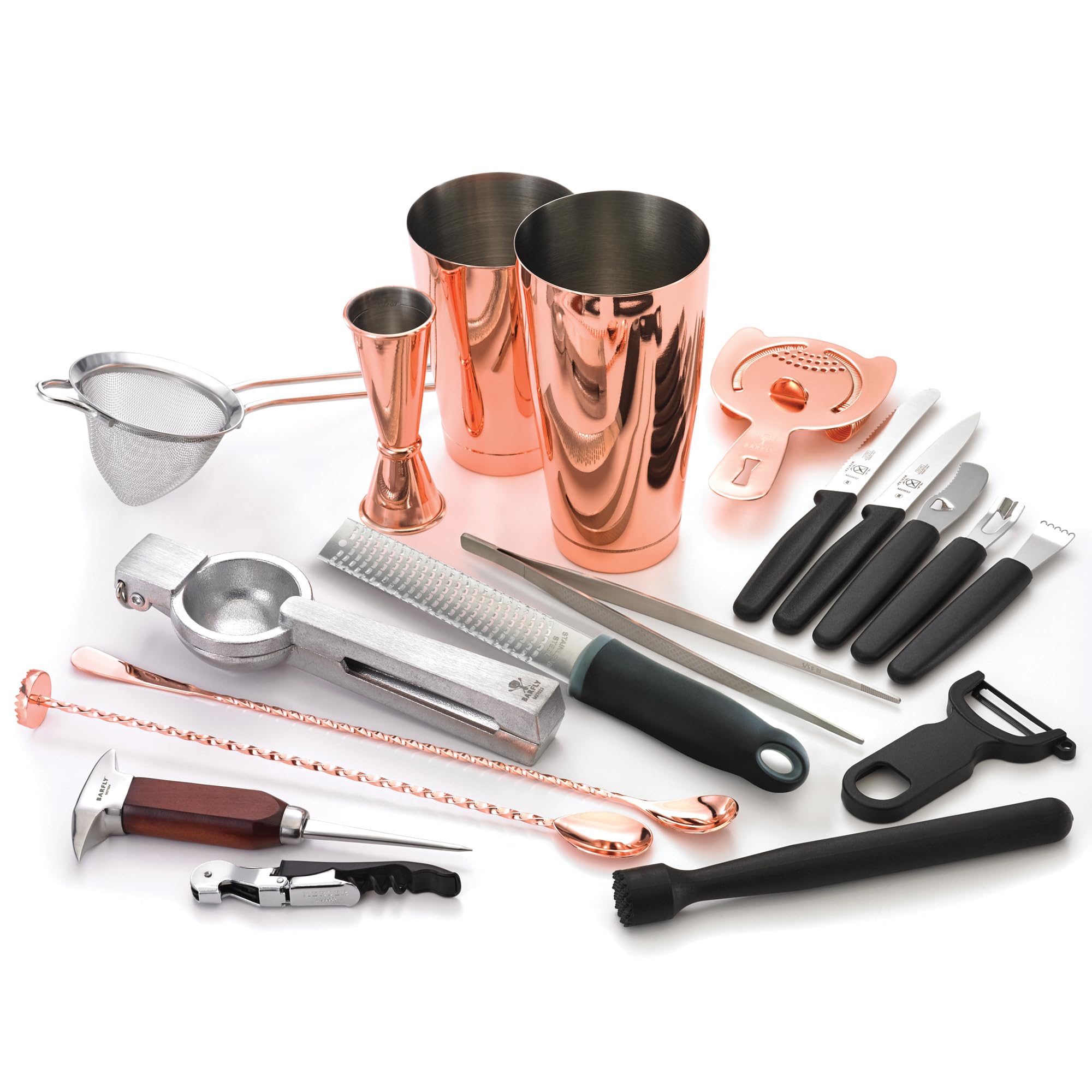 Barfly Copper / 19-Piece / Deluxe Bar Sets