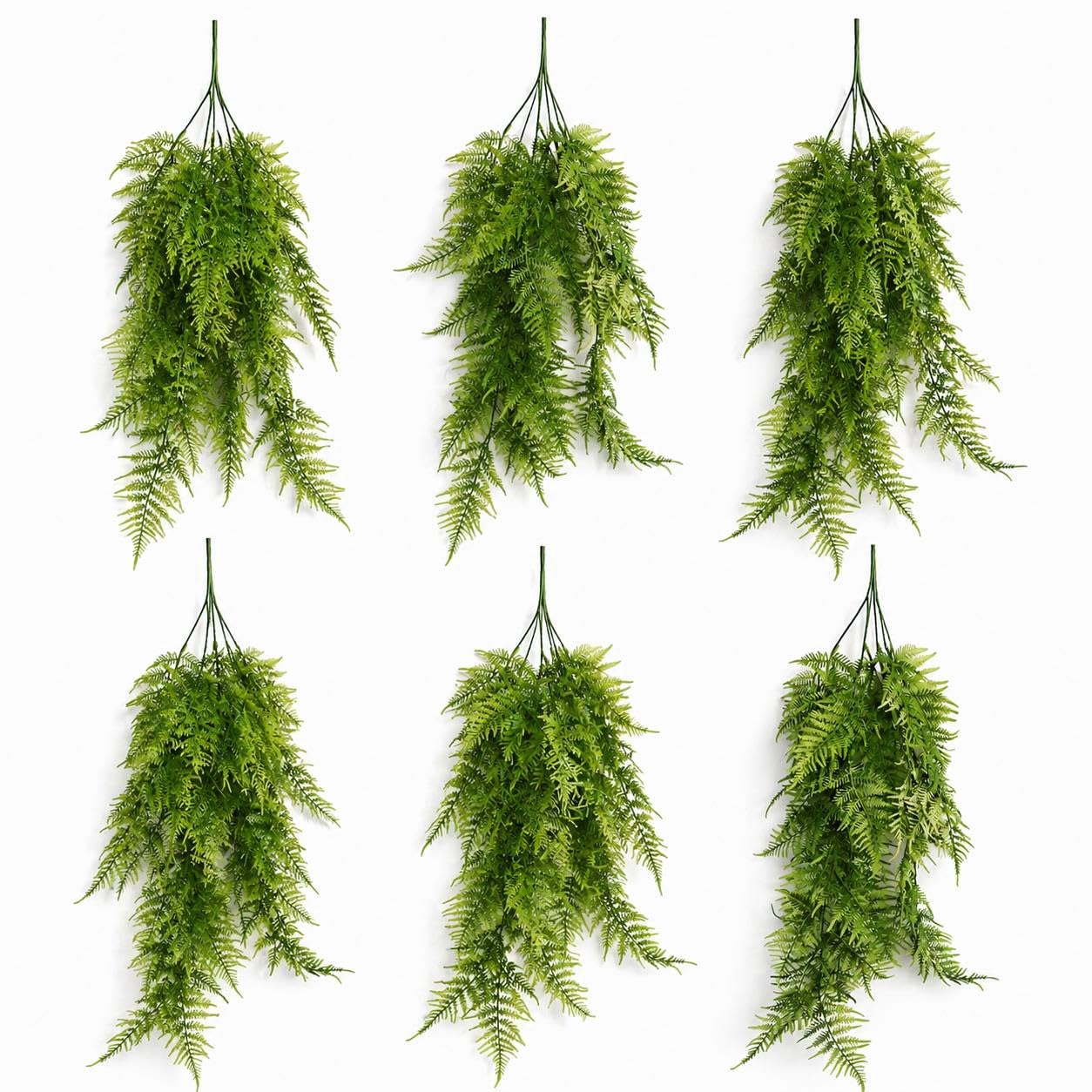Multipack Leaf Design Artificial Hanging Plants