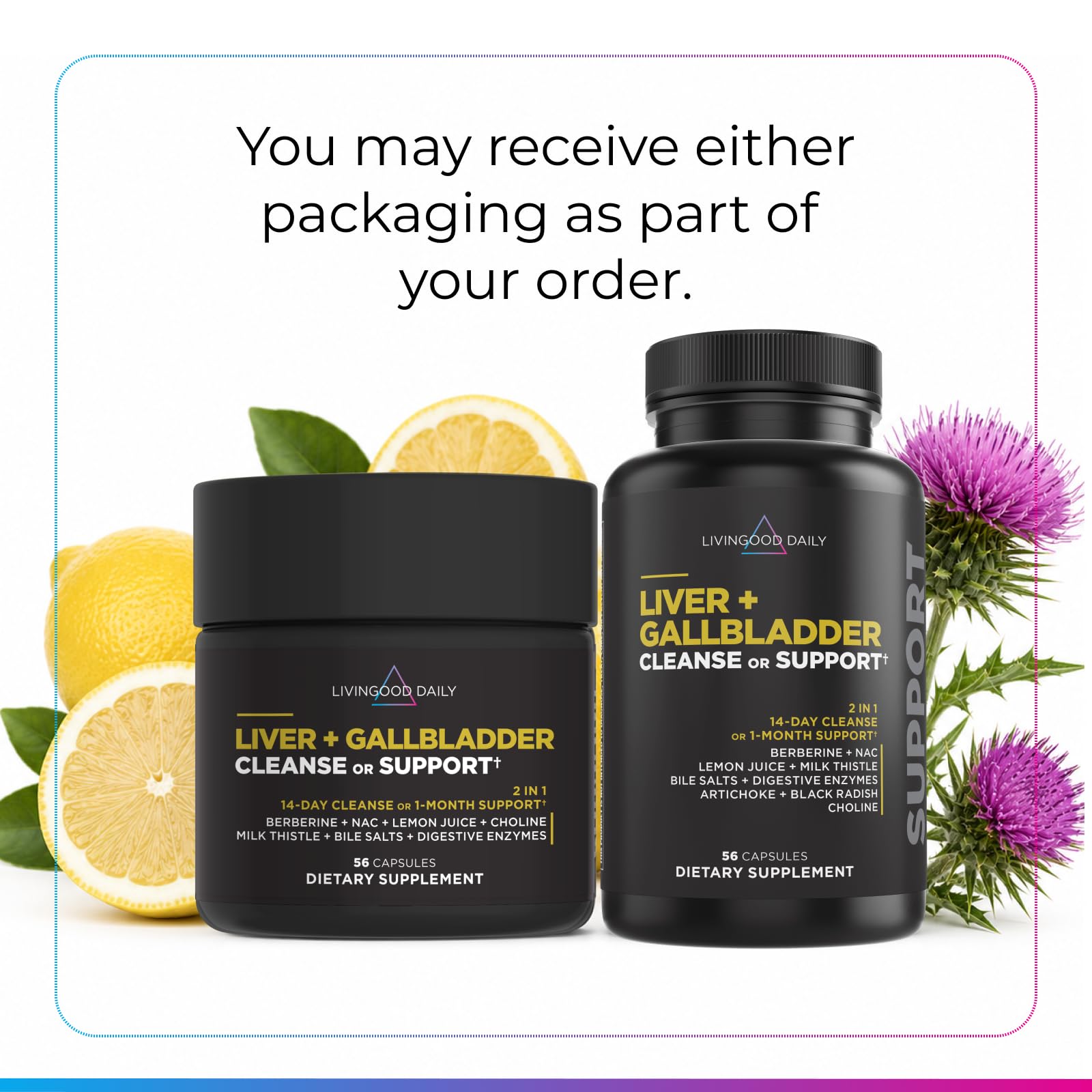 Livingood Daily Liver & Gallbladder Detox Cleanse Support, 14 Day Cleanse — Amazon image 2