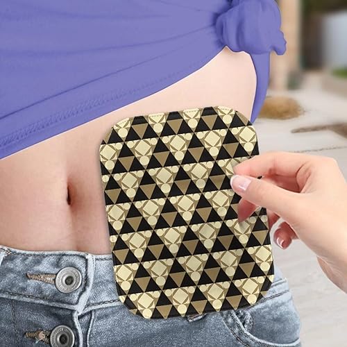 Miniatura 2 de Rnyleeg Suministros de colostomía para adultos, patrón geométrico, reutilizables, accesorios de ostomía para el hogar, fundas lavables para bolsas