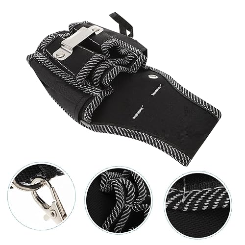 Miniatura 8 de Bolsa de electricista Cinturón de herramientas pequeño Clip ligero para destornillador Alicates Tijeras