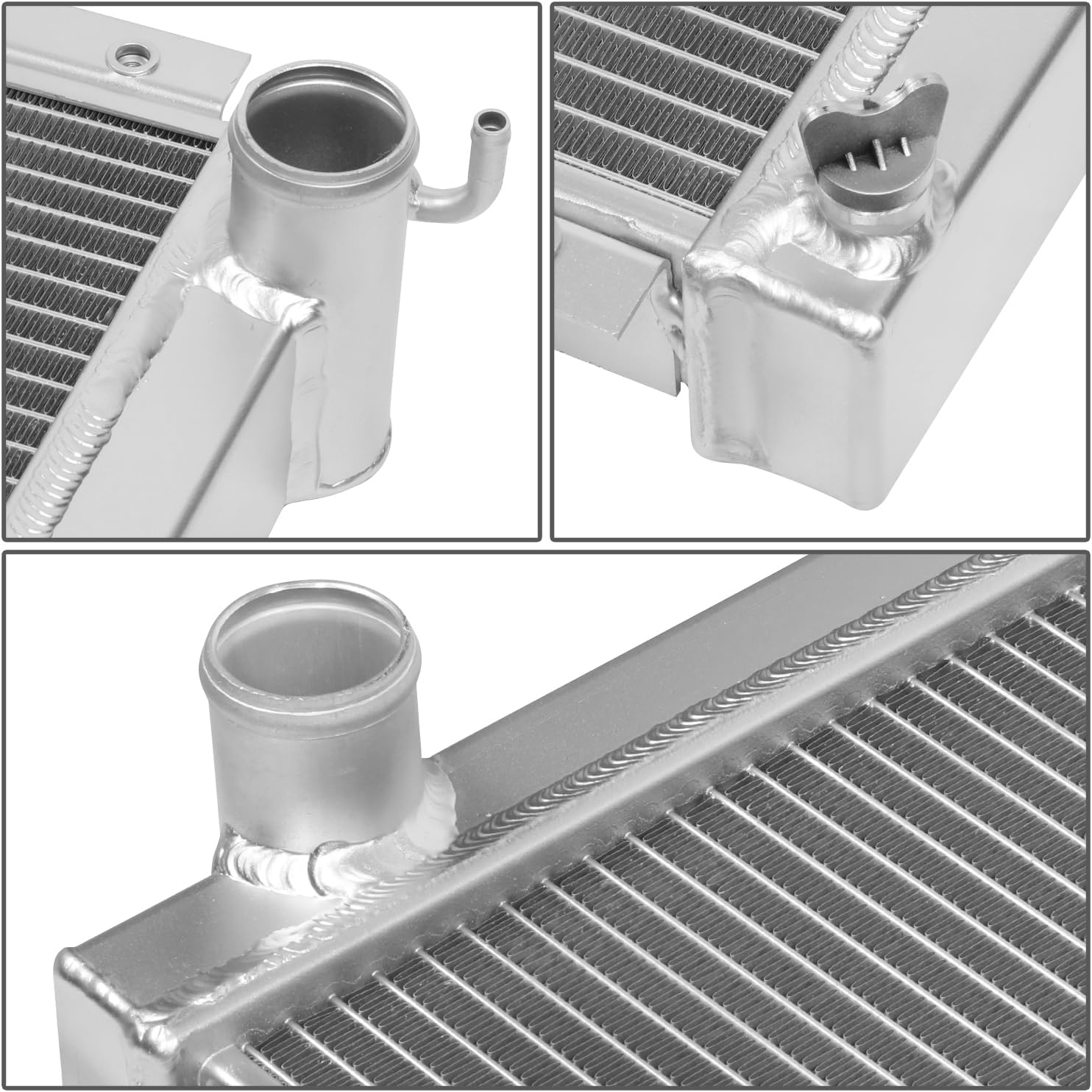 DNA Motoring RA-WRX92-2 2-Row Full Aluminum Radiator Compatible with 92-00 Impreza WRX/WRX STI
