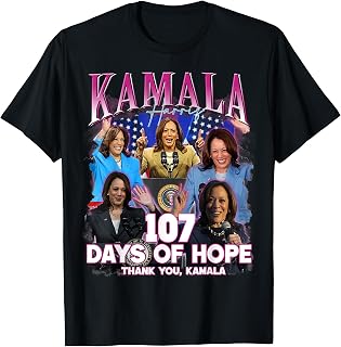 107 Days Kamala Harris T-Shirt