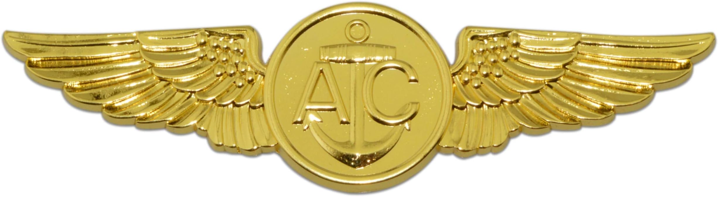 Navy Aircrew Gold Metal Auto Emblem
