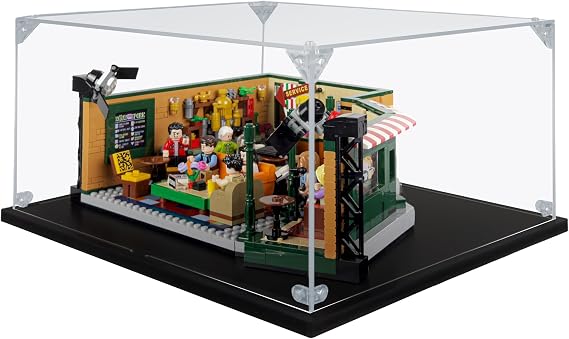 Acrylic Display Case Compatible for LEGO Central Perk #21319, Dustproof Display Case (Case Only) (Lego Sets are NOT Included) (for Central Perk #21319)