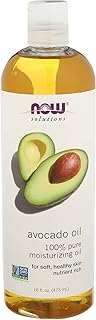 NOW Solutions, Avocado Oil, 100% Pure Moisturizing Oil, Nutrient Rich and Hydrating, 16-Ounce