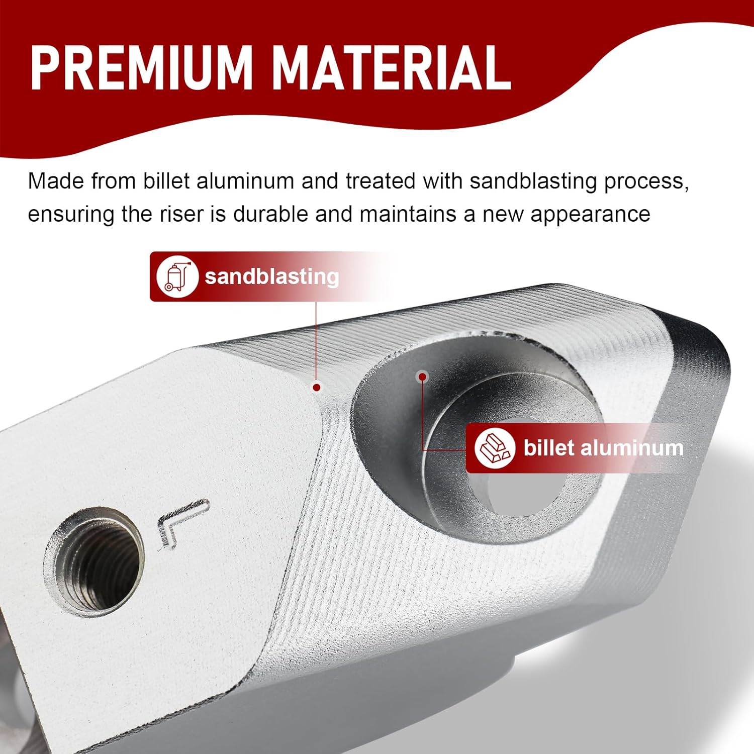 Handlebar Riser Handle Bar Clamp Extend Adapter for BMW 2023-2025 R1300GS