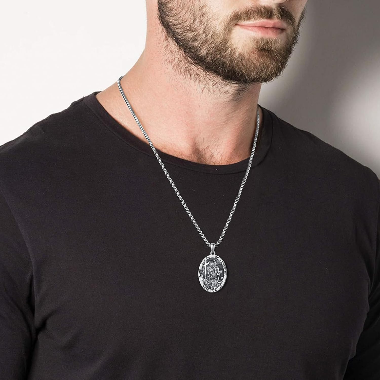 ADMETUS 925 Sterling Silver Patron Saint Medals image 3