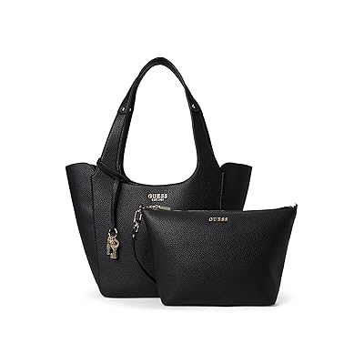 GUESS Calista Tote Handbags Black, Polyurethane