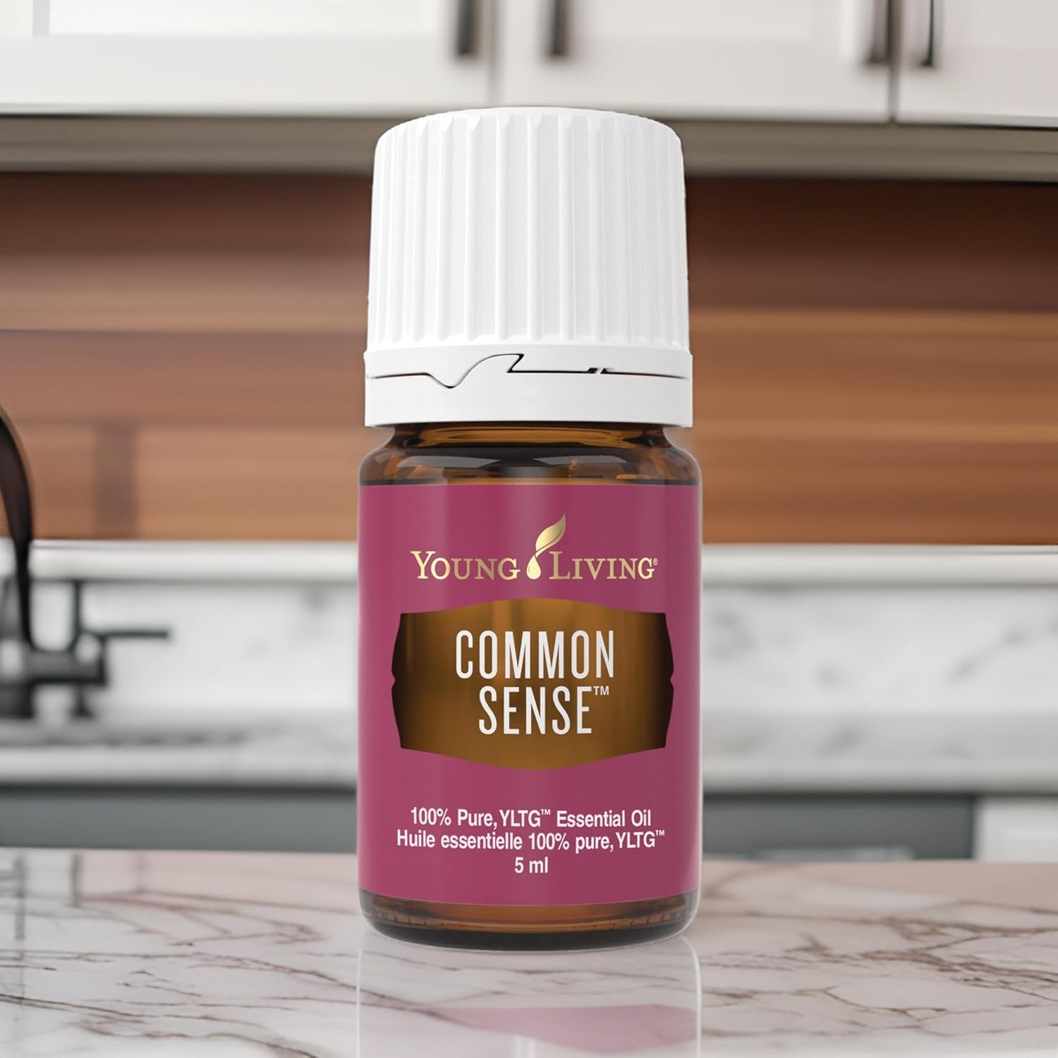 Young Living Common Sense Essential Oil - 5ml - Perfect for Diffusing During Meditation - Aroma for Mental Clarity and Focus - Frankincense and Ylang Ylang Blend