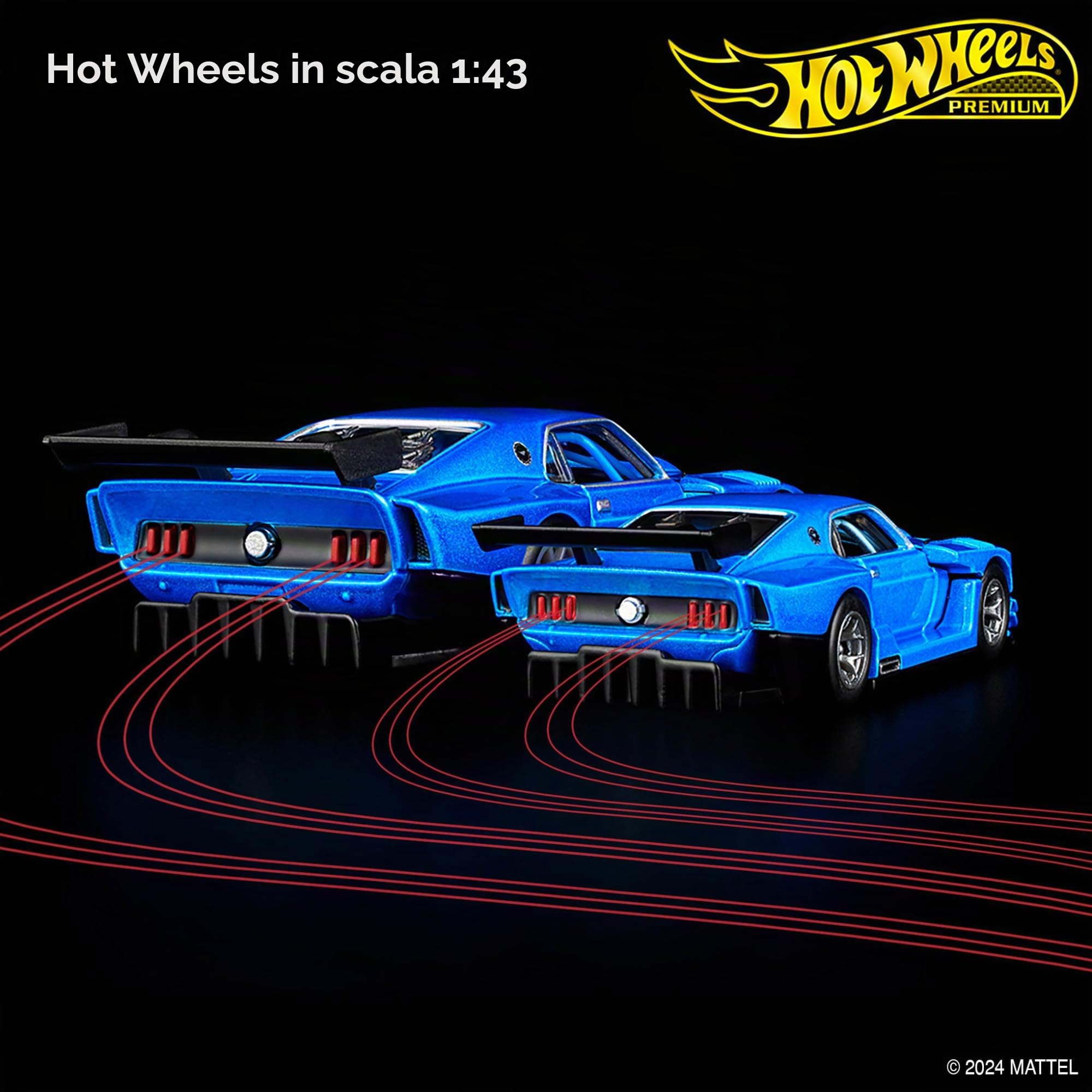 Hot Wheels Premium Ford Mustang '69, veicolo in scala 1:43