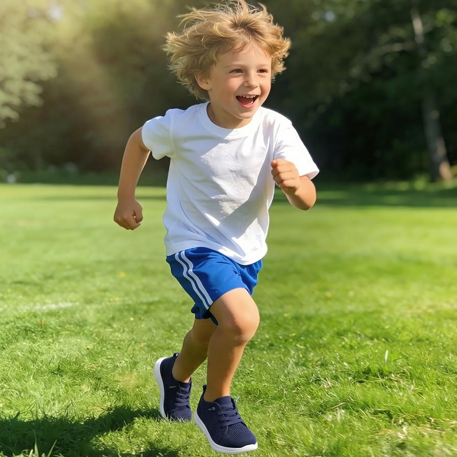 BARERUN Wide Toddler Shoes Barefoot Boys Girls Kids Breathable Sneakers Slip on Tennis Shoes Zero Drop Minimalist Non-Slip Walking Indoor Outdoor Sneakers - Image 2