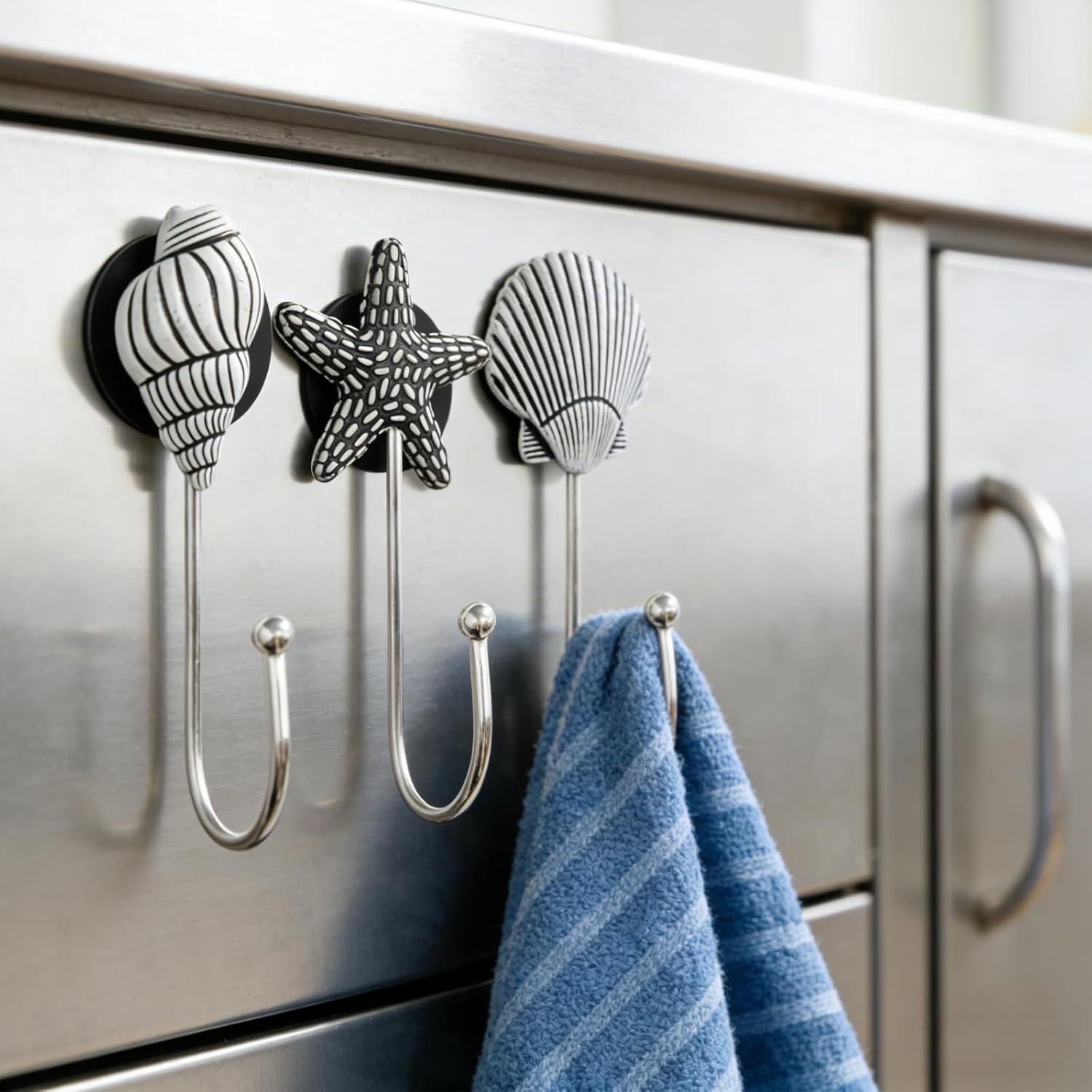 4pcs Skull Magnetic Hook,Magnetic Hooks Heavy Duty for Classroom Beach Vacation Kitchen Grills Home (White)