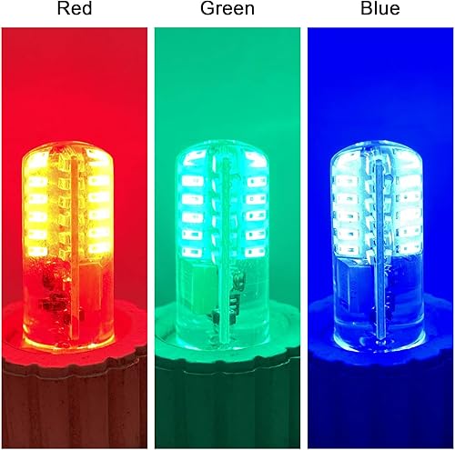 Miniatura 2 de ZHENMING Bombilla LED verde G4 de 12 V, 2 W, 20 W, equivalente a bombilla halógena, base G4 bi-pines, lámparas de luz para decoraciones de paisaje