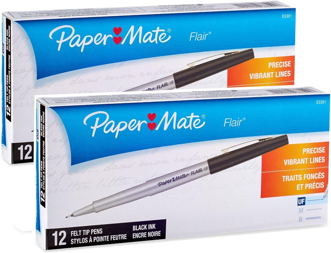 Paper Mate 8330152 Flair Porous Felt Tip Pens, UltraFine