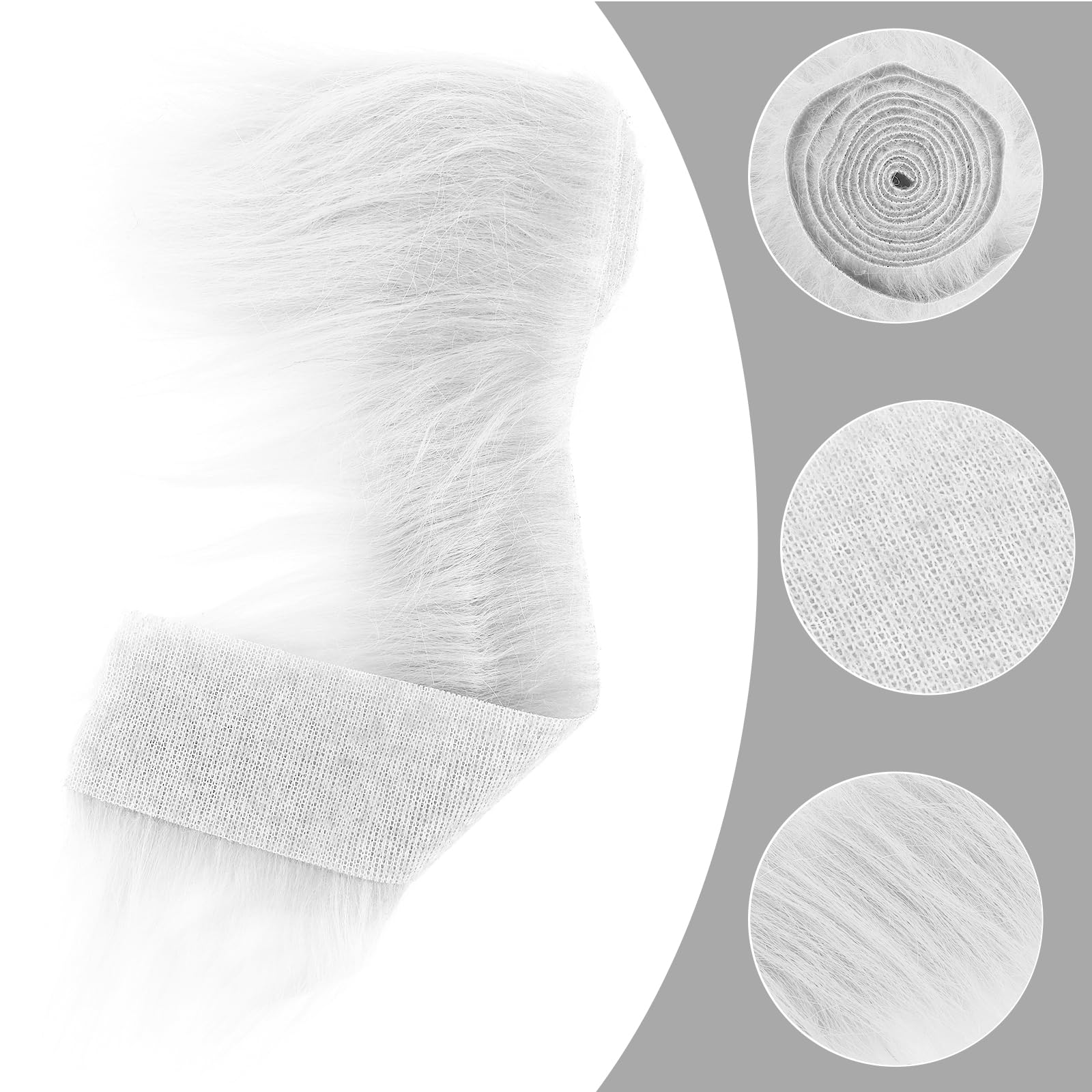 Lot De 4 Tissus En Fourrure Synthétique Pour Bricolage