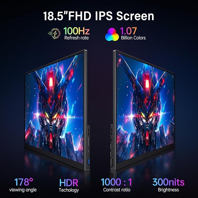 Monitor Portátil 18.5 Pulgadas FHD 1080p miniatura 2