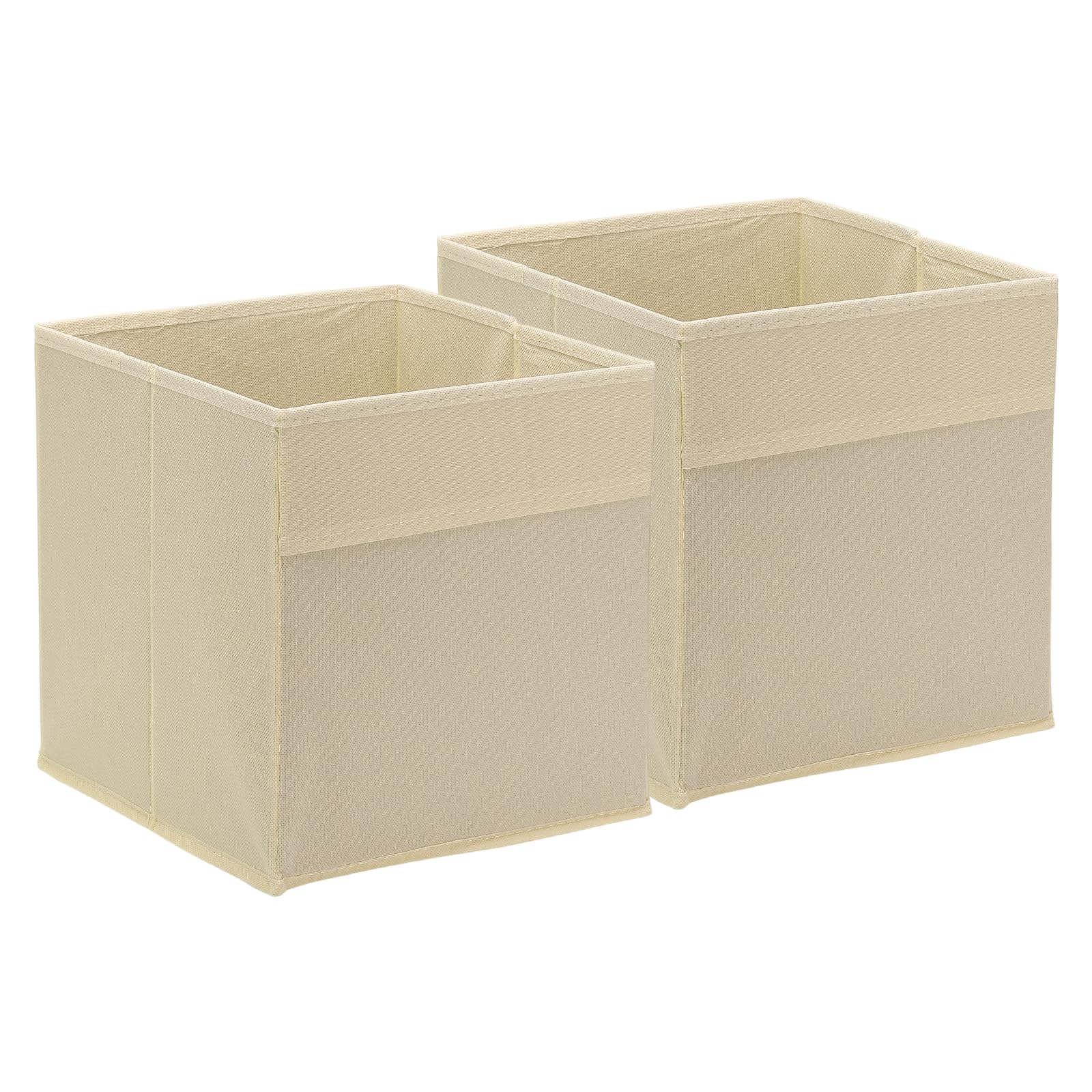 2 Bacs de rangement en tissu 11 pouces Quarkzman cube organisateur étagère