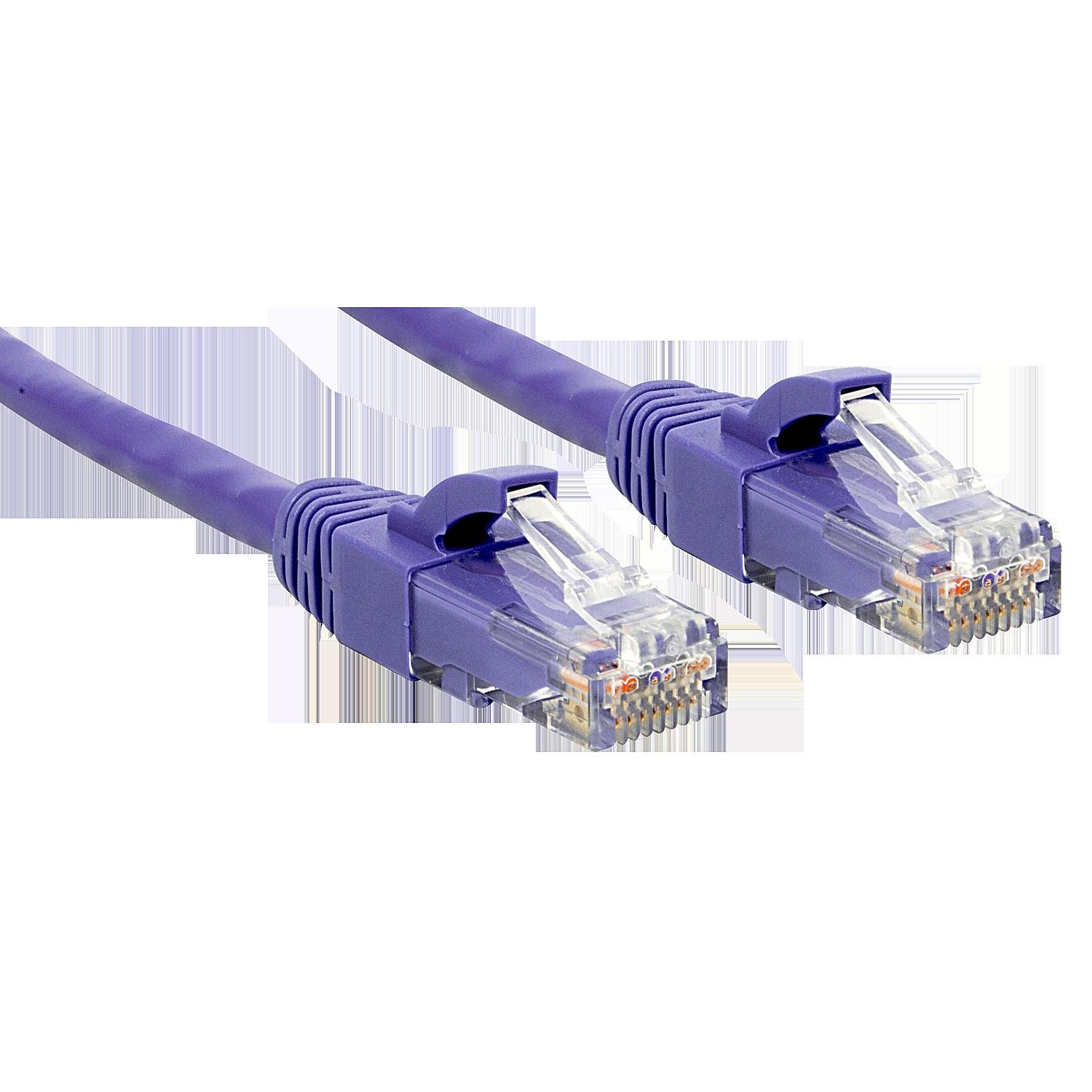 Lindy 7.5m Cat.6 U/UTP Ethernet Cable, Purple