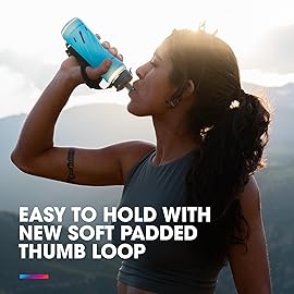 HydraPak SkyFlask Speed - Collapsible Handheld Running Water Bottle (350ml) - Adjustable Strap, Lightweight, Spill-Proof Cap